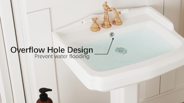 DeerValley DV-1P522 Dynasty Pedestal Sink 23